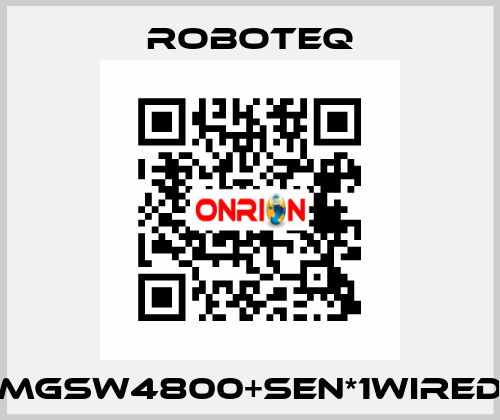 MGSW4800+SEN*1WIRED Roboteq