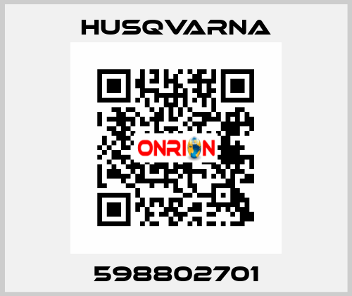 598802701 Husqvarna