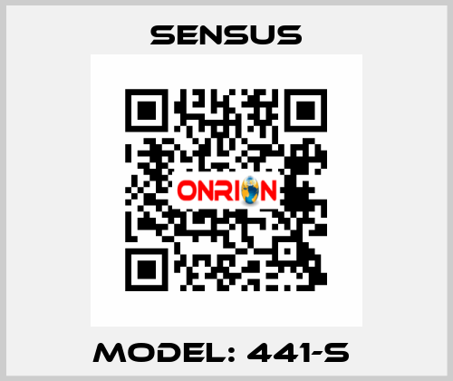 MODEL: 441-S  Sensus