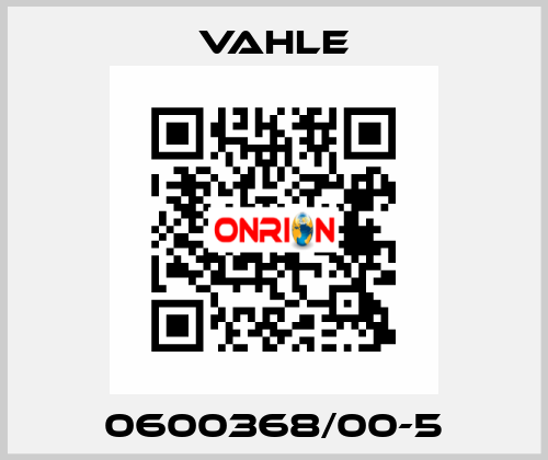 0600368/00-5 Vahle