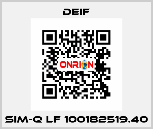 SIM-Q LF 100182519.40 Deif