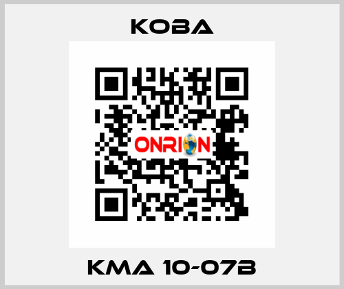 KMA 10-07B koba