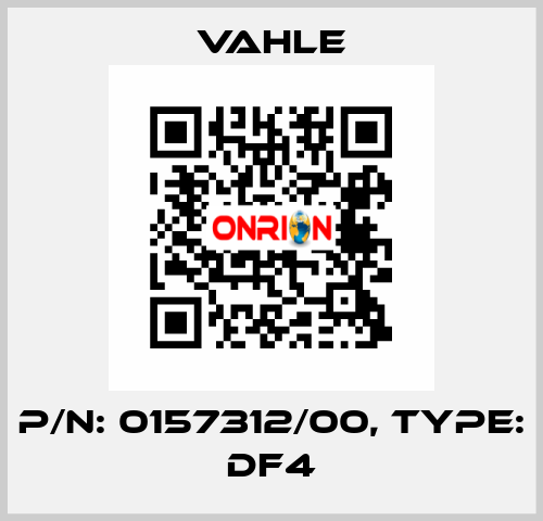 P/n: 0157312/00, Type: DF4 Vahle