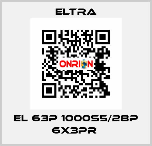 EL 63P 1000S5/28P 6X3PR  Eltra