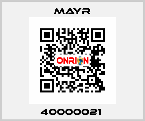 40000021  Mayr