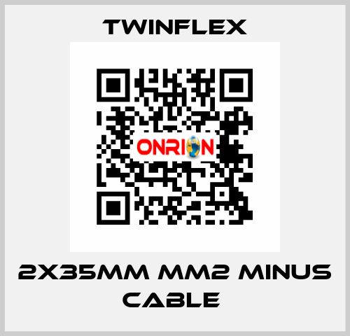 2x35mm mm2 MINUS cable  Twinflex