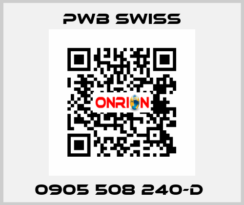 0905 508 240-D  PWB Swiss