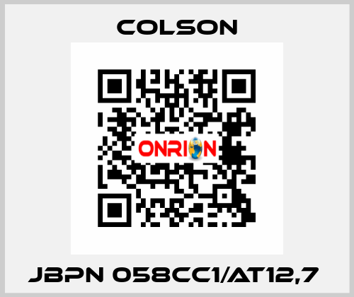 JBPN 058CC1/AT12,7  Colson