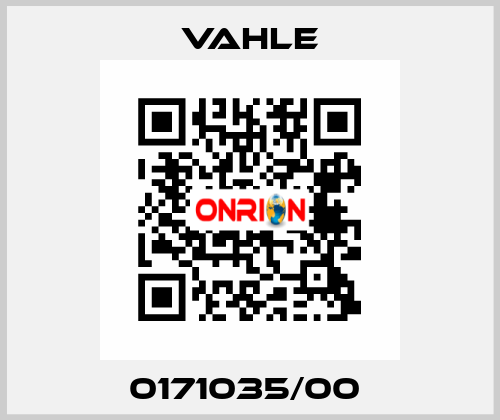 0171035/00  Vahle