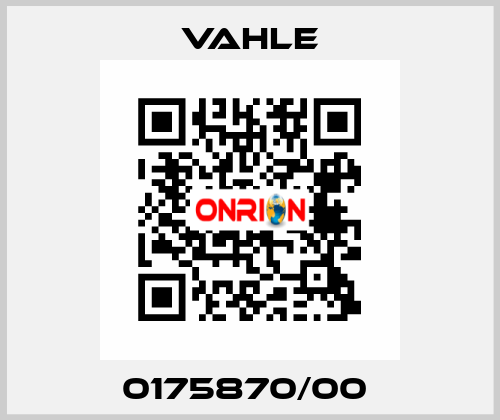 0175870/00  Vahle