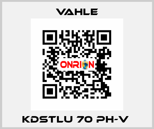 KDSTLU 70 PH-V  Vahle