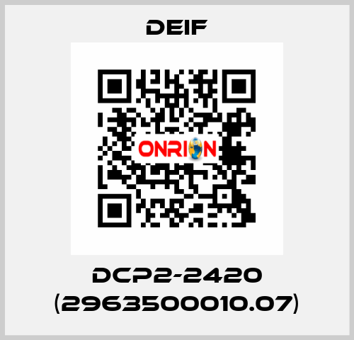 DCP2-2420 (2963500010.07) Deif