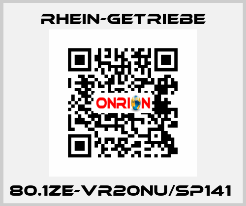 80.1ZE-VR20NU/SP141  Rhein-Getriebe