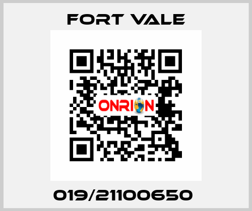 019/21100650  Fort Vale