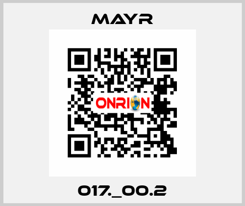 017._00.2 Mayr