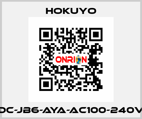 DC-JB6-AYA-AC100-240V Hokuyo