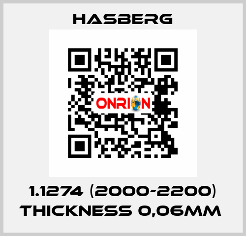 1.1274 (2000-2200) thickness 0,06mm  Hasberg