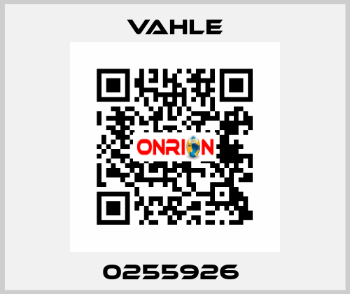 0255926  Vahle