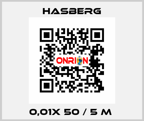 0,01X 50 / 5 M  Hasberg