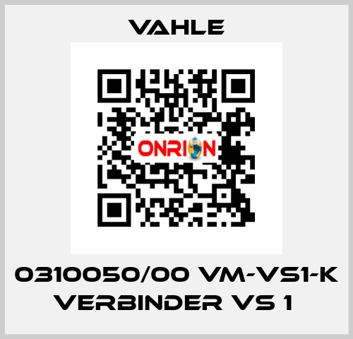 0310050/00 VM-VS1-K VERBINDER VS 1  Vahle