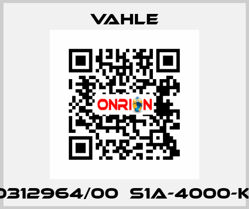 0312964/00  S1A-4000-K  Vahle