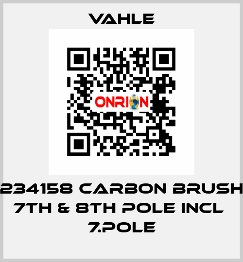 234158 CARBON BRUSH 7TH & 8TH POLE INCL  7.POLE Vahle