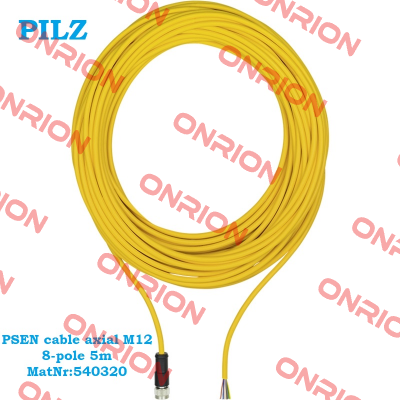 PSEN cable axial M12 8-pole 5m MatNr:540320 Pilz