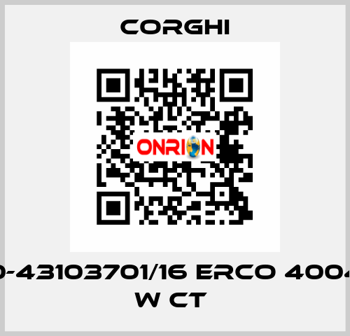 0-43103701/16 ERCO 4004 W CT  Corghi