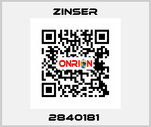 2840181  Zinser