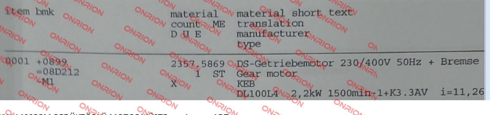 DL100L4 obsolete, replacement K33AV DM100LC4 B04 TS LAIPPLE KEB