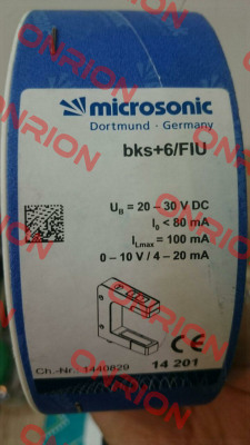 p/n: 14201, Type: bks+6/FIU Microsonic