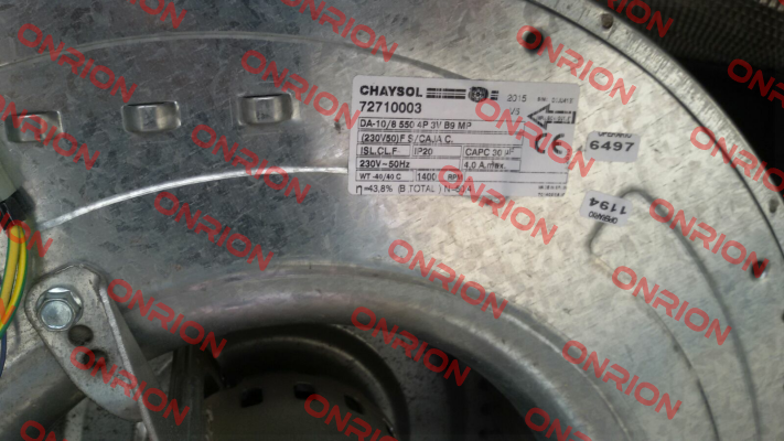 72710003 / DA-10/8 550 4P 3V B9 MP Chaysol