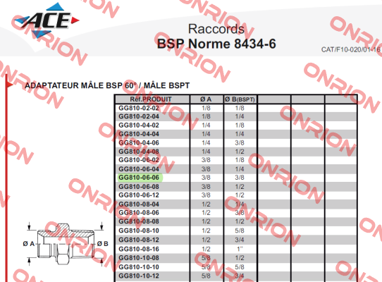 GG810-06-06 Aeroquip