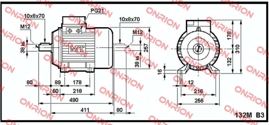 DN   132  M4/8 Fimet