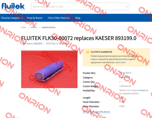 FLK30-00072 FLUITEK