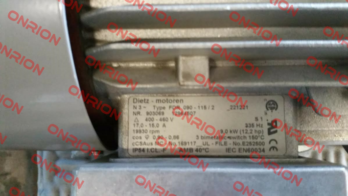 FDR 090-115/2 NR 903069  12964507  OEM for Zund  Dietz-Motoren