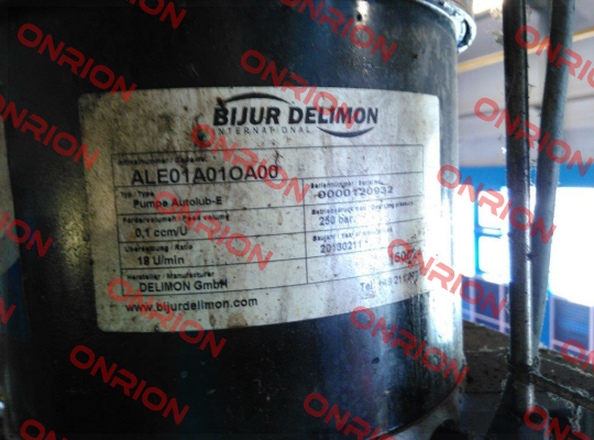 ALE01A01OA00 Bijur Delimon