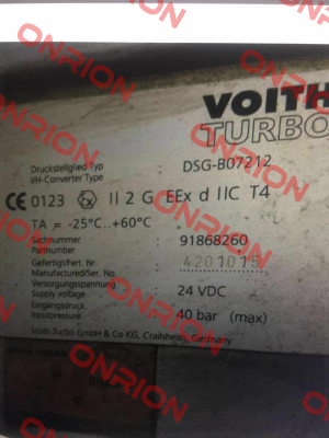 DSG-B07212  Voith