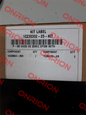 O-Ring For 1C235302-25-KIT   Donaldson