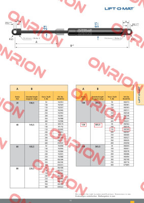 082589 / 150N Stabilus