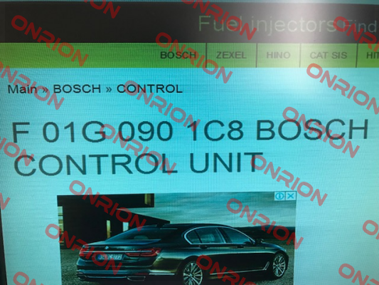 F01G0901C8 not available  Bosch