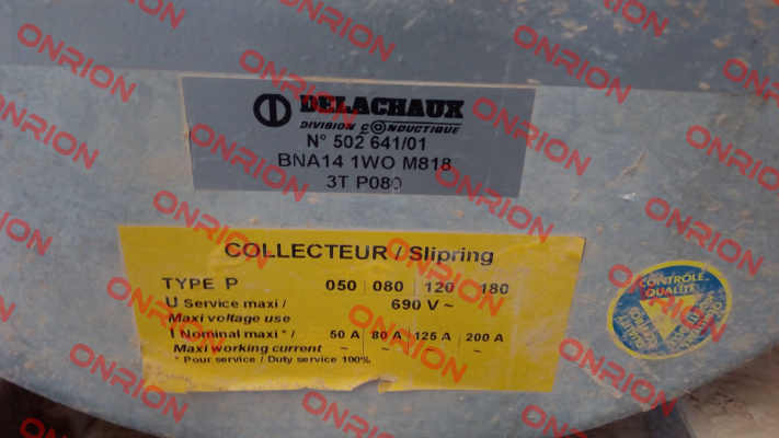 BNA14 1WO M818 3T P080  Delachaux