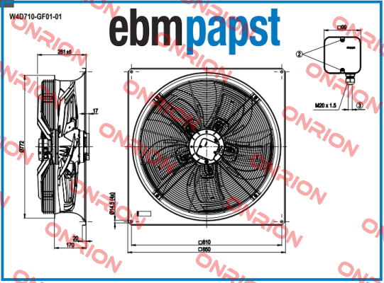 W4D710GF0101 EBM Papst