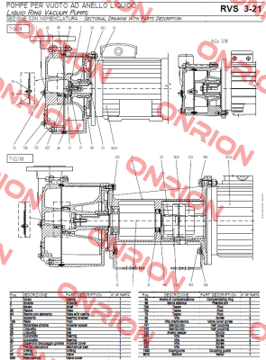 Pos.2 -Working wheel for RVS 7/M  Robuschi