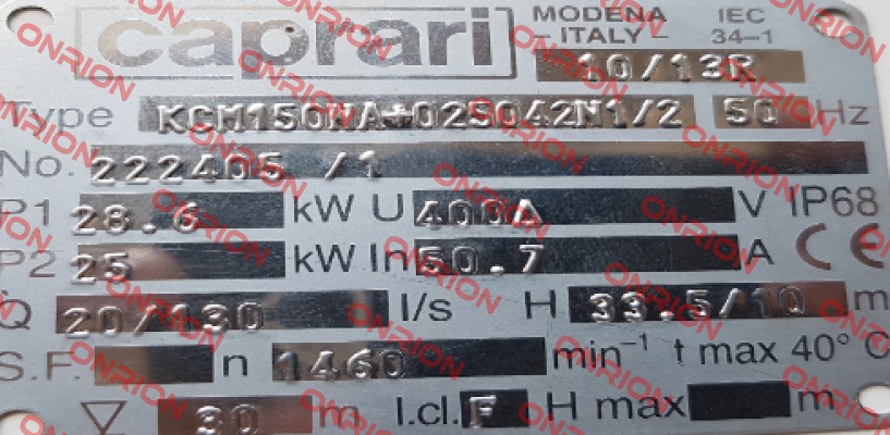 AE02090 (for KCM150NA+025042N1/2) CAPRARI 