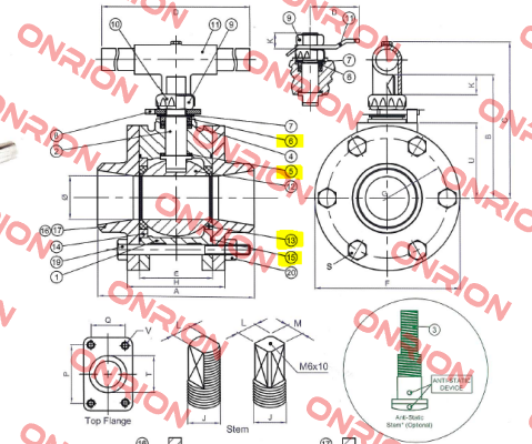 repair kit for 2666 (DN80/65) Valtaco