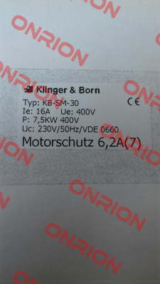 KB-SM-30 (230V/50Hz/VDE 0660) Klinger Born