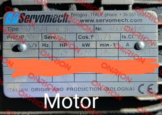 Type: IN7 1B/4 TR S A00679498 (OEM) Servomech