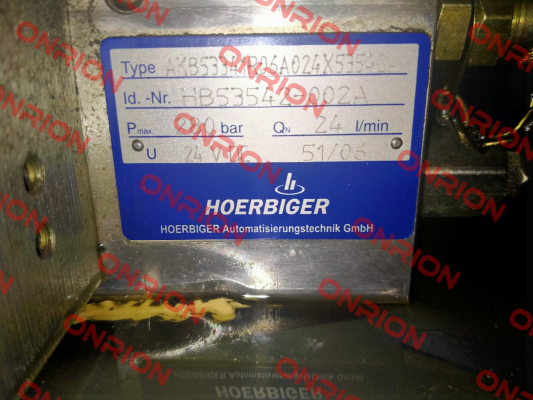 HB53542-002A Hoerbiger