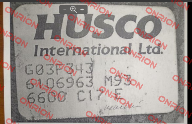 G03F343 Husco